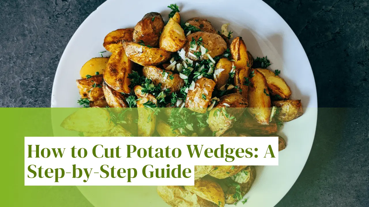 how to cut potato wedges